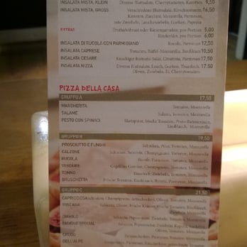 Vapiano - Menu side 1 - Italian Near Me - Zürich, ZH