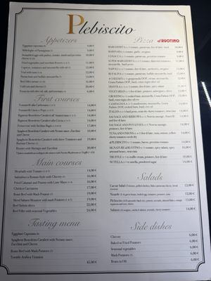 Menu photo 1 Plebiscito Rome, RM Menu photo 1 Plebiscito Rome, RM