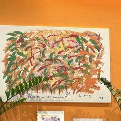 The Heart Of Joy Café - Wall art in Heart of Joy vibe is bright joyful artsy and full of Love!