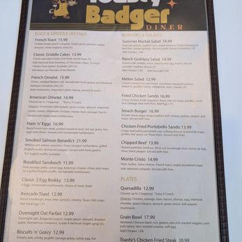 The Toasty Badger - Menu - Diners Near Me - Austin, Texas The Toasty Badger - Menu - Diners Near Me - Austin, Texas
