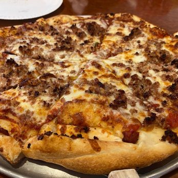 Beach Harbor Pizza - Medium pizza with Italian sausage $21.50 (12/31/21) - Pizza Near Me - Dana Point, California