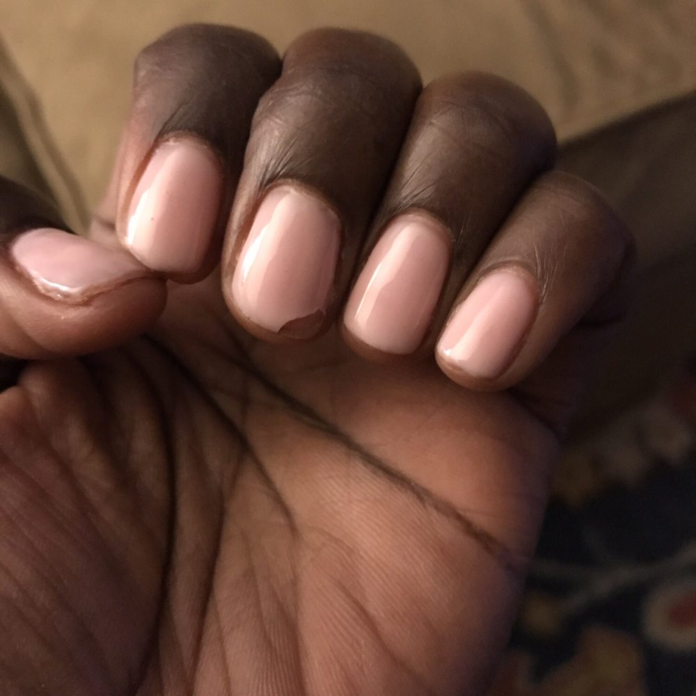Exquisite Nails - Peeling middle finger on my left hand five days after my manicure. - Nail Salons Near Me - Tucson, Arizona Exquisite Nails - Peeling middle finger on my left hand five days after my manicure. - Nail Salons Near Me - Tucson, Arizona