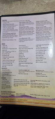 Menu photo 5 Coyote Cafe Vista, CA