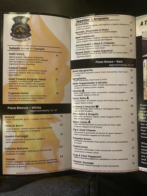 Menu photo 2 Bella's Wood Fire Pizzeria Algonquin, IL