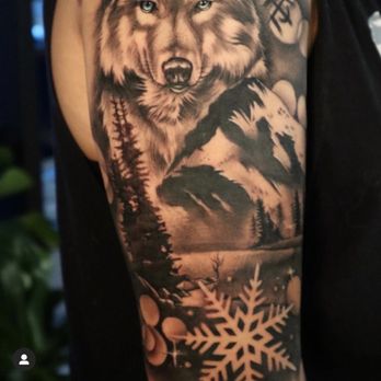 Golden Rose Tattoo Studio - Wolf piece - Tattoo Near Me - Vallejo, California Golden Rose Tattoo Studio - Wolf piece - Tattoo Near Me - Vallejo, California