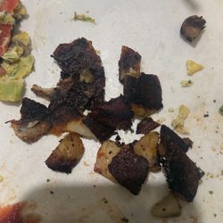 Burnt ah potato's