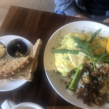 Plums Cafe - I love the strawberry jelly on the side. - Breakfast & Brunch Near Me - Costa Mesa, California
