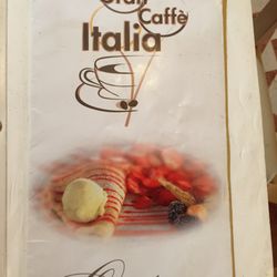 Eis Gran Cafe Italia - Cover of Crepe menu