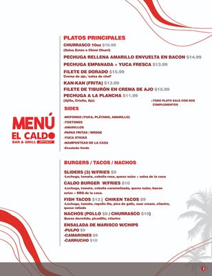 Menu photo 1 El Caldo Camuy, PR