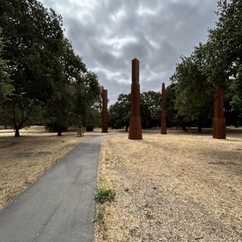The Stanford Columns - Beverly Pepper - Public Art Near Me - Stanford, California