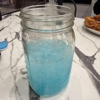 Kuzzos Chicken & Waffles - Blue Raspberry kool aide - Southern Near Me - Detroit, Michigan Kuzzos Chicken & Waffles - Blue Raspberry kool aide - Southern Near Me - Detroit, Michigan