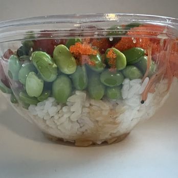 Poke Burri - Build Your Own - Poke with tuna, rice, edamame, masago, spring mix, shredded carrots, and gluten free ginger miso - Sushi Bars Near Me - Philadelphia, Pennsylvania Poke Burri - Build Your Own - Poke with tuna, rice, edamame, masago, spring mix, shredded carrots, and gluten free ginger miso - Sushi Bars Near Me - Philadelphia, Pennsylvania
