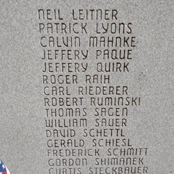 Manitowoc County Veterans Memorial Park - I ran cross country with Jeff Q, Roger's family owned our neighborhood grocery store.