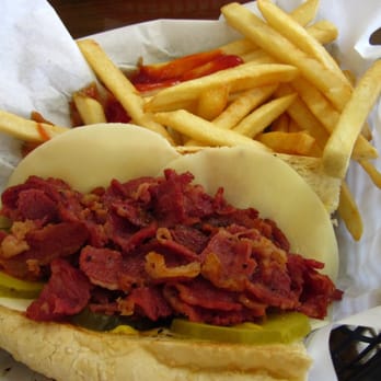 Jack's Sub - 6-inch pastrami & cheese with fries and a soda. - Burgers Near Me - El Monte, California