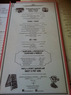 Menu photo 1 Gezi İstanbul Istanbul, 34 Menu photo 1 Gezi İstanbul Istanbul, 34