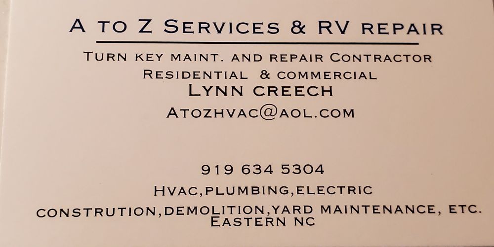 Slide of A to Z Services