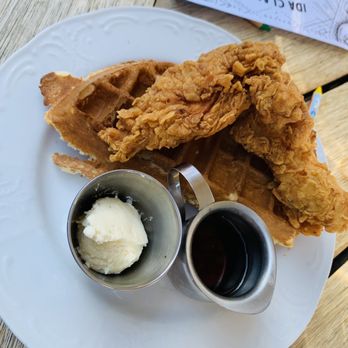 Ida Claire - Kids meal of chicken and waffles. $6.99!! - Southern Near Me - Addison, Texas