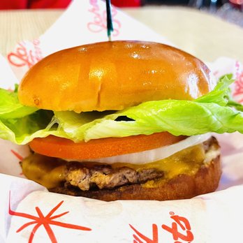 Johnny Rockets - Rocket Single ($11.99): Signature burger with cheddar cheese, lettuce, tomato, and sliced onion with special house sauce - Diners Near Me - Reno, Nevada