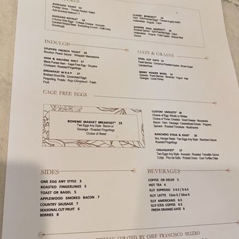 The Boheme - Breakfast menu - Breakfast & Brunch Near Me - Orlando, Florida The Boheme - Breakfast menu - Breakfast & Brunch Near Me - Orlando, Florida