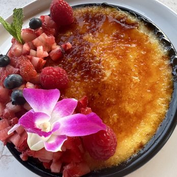 Coa Del Mar - Coconut creme brulee - Seafood Near Me - Eagle, Idaho Coa Del Mar - Coconut creme brulee - Seafood Near Me - Eagle, Idaho