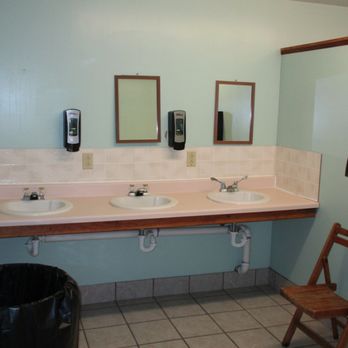 Southwoods Rv Resort - communal sink area spacious - Campgrounds Near Me - Byron, New York