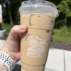 Large iced coffee