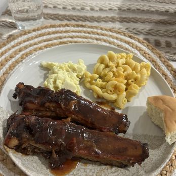 King Ribs Bar-B-Q - 1/2 of 1 order of ribs. - Barbeque Near Me - Indianapolis, Indiana