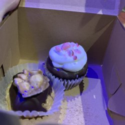 Uhm Yum - We went with the Peanut butter truffle and peppermint mini cupcake