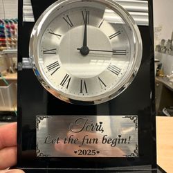 Lakeline Monogramming - Laser plate engraving
