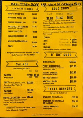 Menu photo 1 Rustic Roots Enosburg Falls, VT