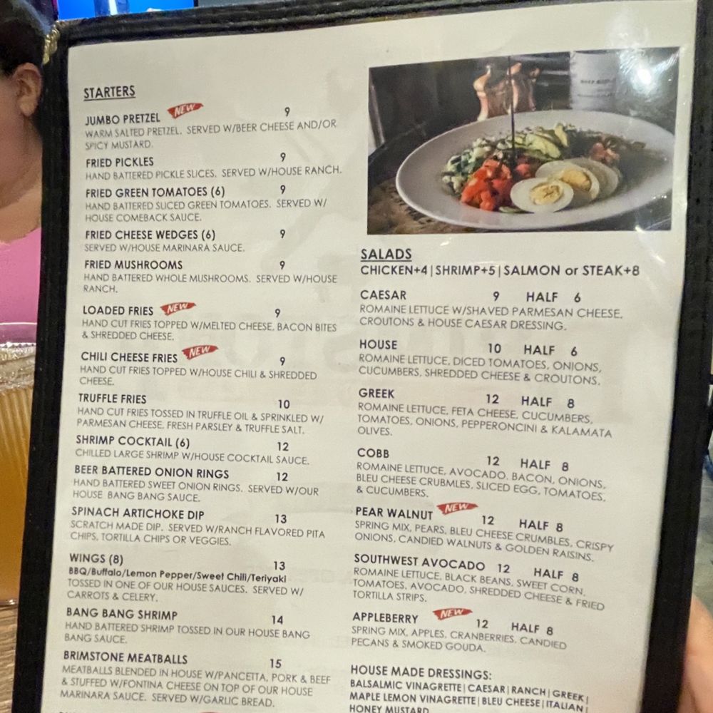 Brimstone Restaurant & Tavern - Sports Bars Near Me - Alpharetta, Georgia