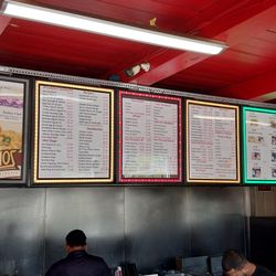 The Original Ranch House - Menu board.