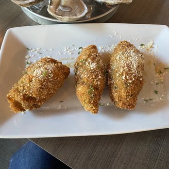 Weights + Measures - CORN + ZUCCHINI FRITTERS parmesan + truffle honey - Bars Near Me - Houston, Texas Weights + Measures - CORN + ZUCCHINI FRITTERS parmesan + truffle honey - Bars Near Me - Houston, Texas