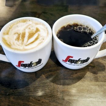 Maple Bacon Restaurant - Black coffee and Latte - American Near Me - Plano, Texas