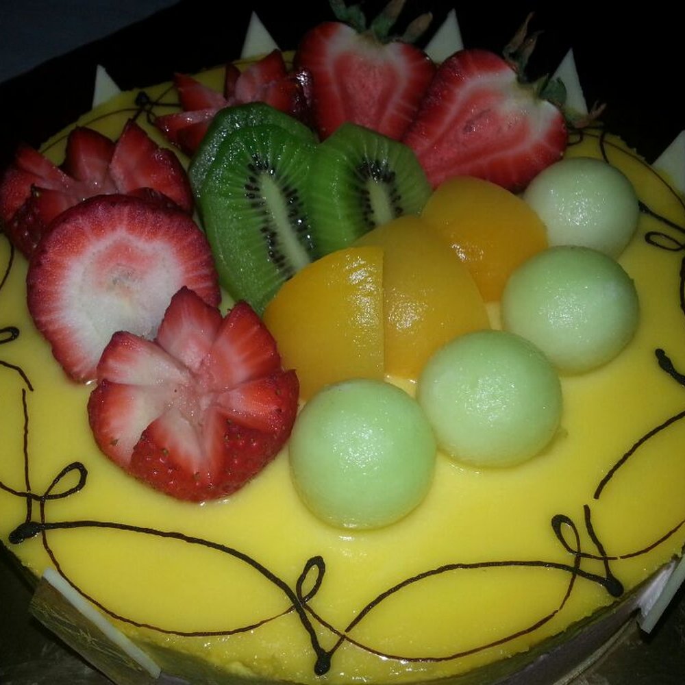 Fancy Wheat Field Bakery - Mixed fruit on top!! Mango&Strawberry Mousse in between :) - Desserts Near Me - San Francisco, California Fancy Wheat Field Bakery - Mixed fruit on top!! Mango&Strawberry Mousse in between :) - Desserts Near Me - San Francisco, California