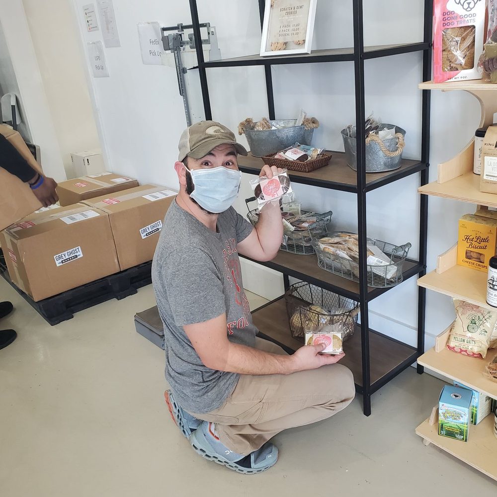 Grey Ghost Bakery - Husband taking advantage of the scratch and dent cookie section! - Bakeries Near Me - Connelly Springs, North Carolina Grey Ghost Bakery - Husband taking advantage of the scratch and dent cookie section! - Bakeries Near Me - Connelly Springs, North Carolina