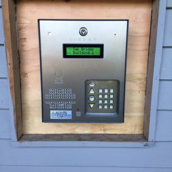 A & B Lock And Security - Telephone intercom system, up to 100 units all calls directed to a landline or cellphone also allows for remote door release