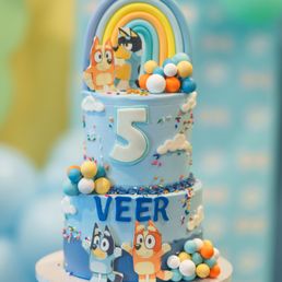 Beautiful Bluey cake