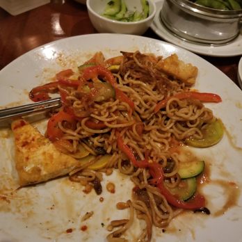 Bambu - $18  vegetable pan fried noodles - Thai Near Me - Medford, Oregon