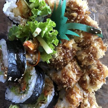 Tsuru Sushi - Crunch Roll and Shrimp Tempura Roll - Japanese Near Me - San Leandro, California Tsuru Sushi - Crunch Roll and Shrimp Tempura Roll - Japanese Near Me - San Leandro, California