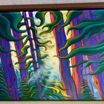 Pecoff Studios - "Light Shining Through the Redwoods" - Art Galleries Near Me - San Diego, California
