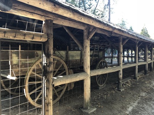 Historic Wawona Covered Bridge by null