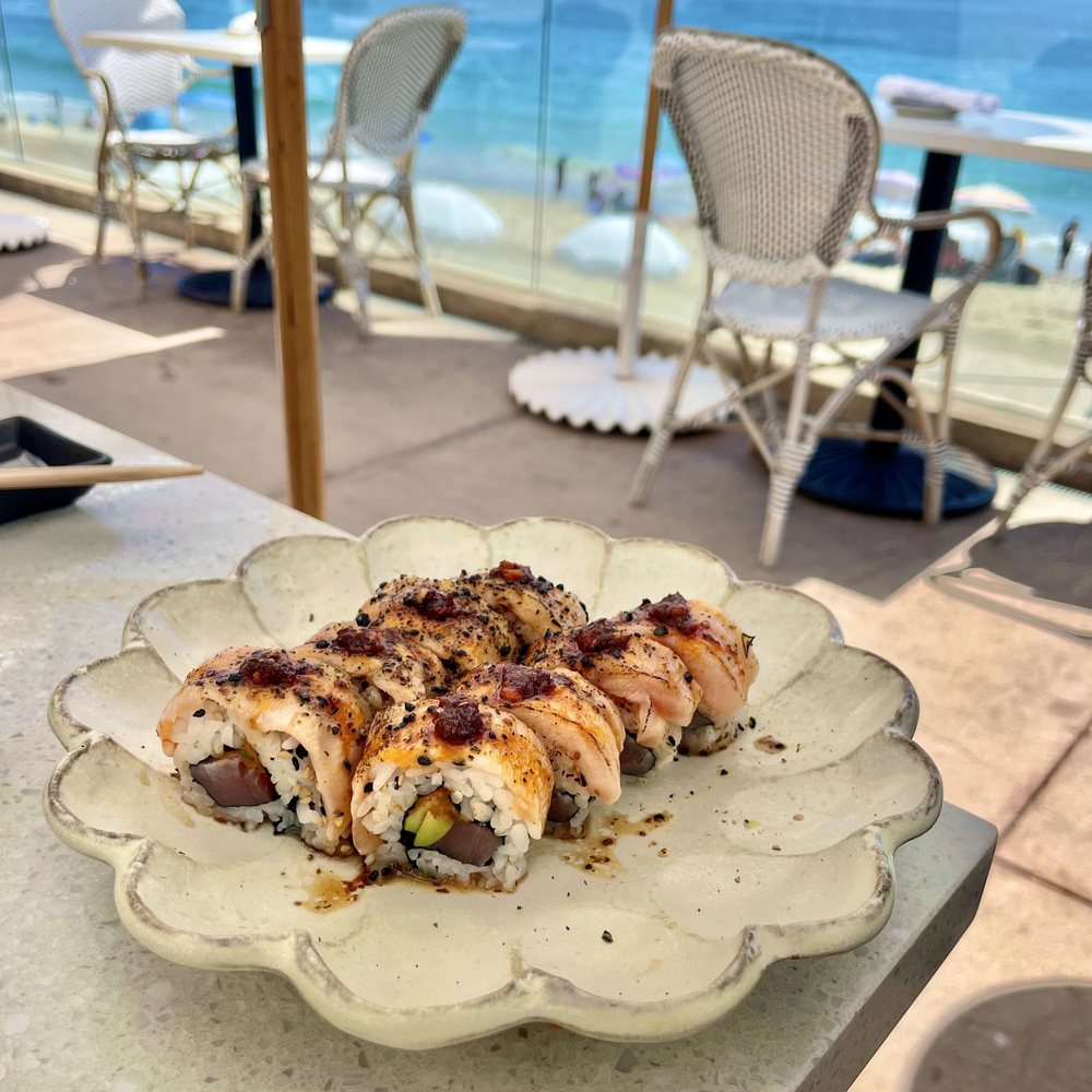 FIN Sushi & Sake - Point break roll - Sushi Bars Near Me - Laguna Beach, California FIN Sushi & Sake - Point break roll - Sushi Bars Near Me - Laguna Beach, California