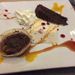 La Fabrique de Bières - Dessert : thé gourmand (la tarte au citron a finalement été remplacée par un fondant au chocolat)