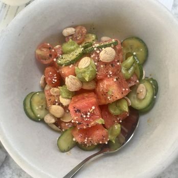 True Food Kitchen - Seasonal watermelon salad - Vegetarian Near Me - Pasadena, California True Food Kitchen - Seasonal watermelon salad - Vegetarian Near Me - Pasadena, California