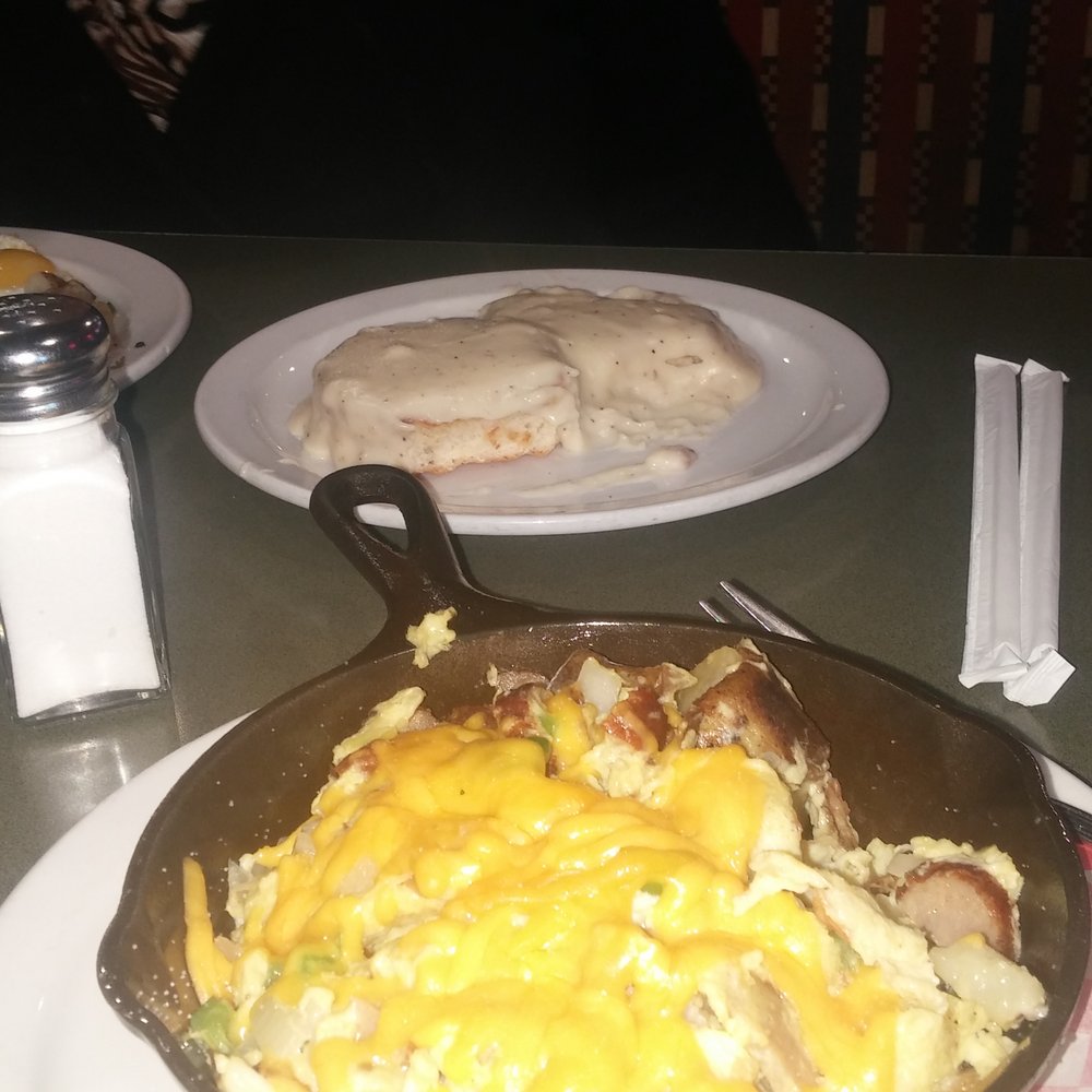 Annie's Cafe - Temecula - Louisiana skillet plus biscuits and gravy. - Breakfast & Brunch Near Me - Temecula, California