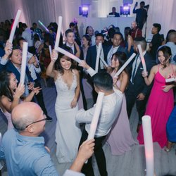 Bilo Events - Bride and groom having fun at their after party Indoor venue with EDM music!