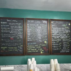 Vida Coffee Shop - Menu