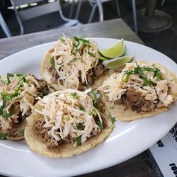 Leisure Public House - Taco Tuesday!!Carnitas, super- juicy! With spicy slaw HOMEMADE CORN TORTILLAS!!!! EXTREMELY YUMMY and filling, 2 and done!