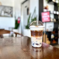 Trung Nguyen Legend - Almond White Coffee w/Sea Salt Cream & Coffee Jelly (Iced)